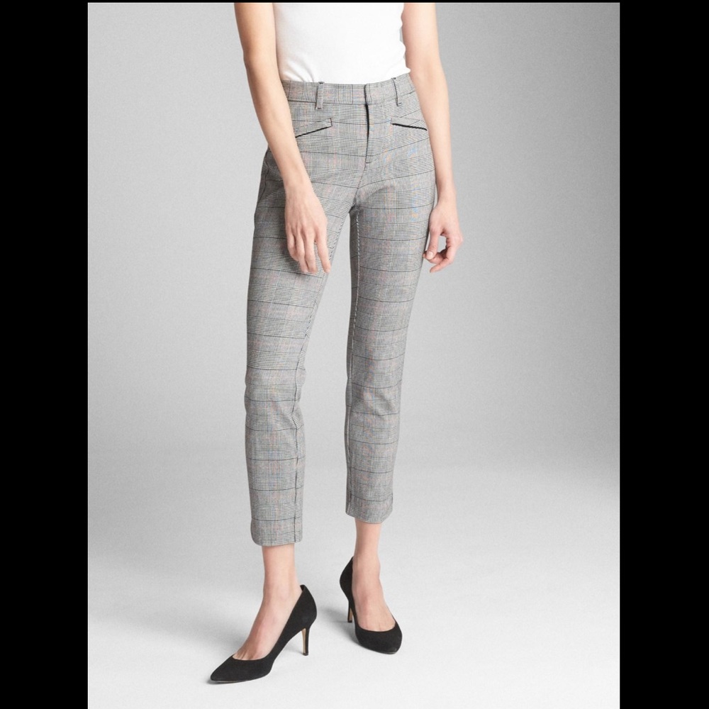 Gap Signature Skinny Ankle Plaid Pants - Picture 13 of 14
